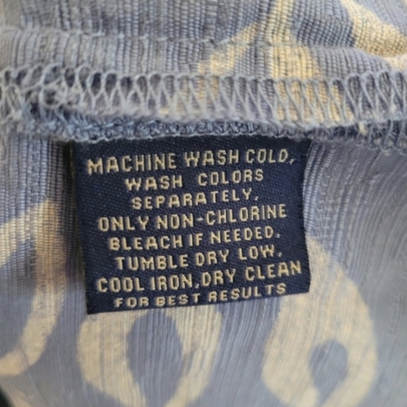 Mens Weekenders Blue Floral Silk Blend Button Down Short Sleeve Shirt US Size XL - Picture 5 of 11